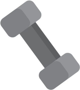 Bar Bell Icon - Dumbbell (1000x992), Png Download