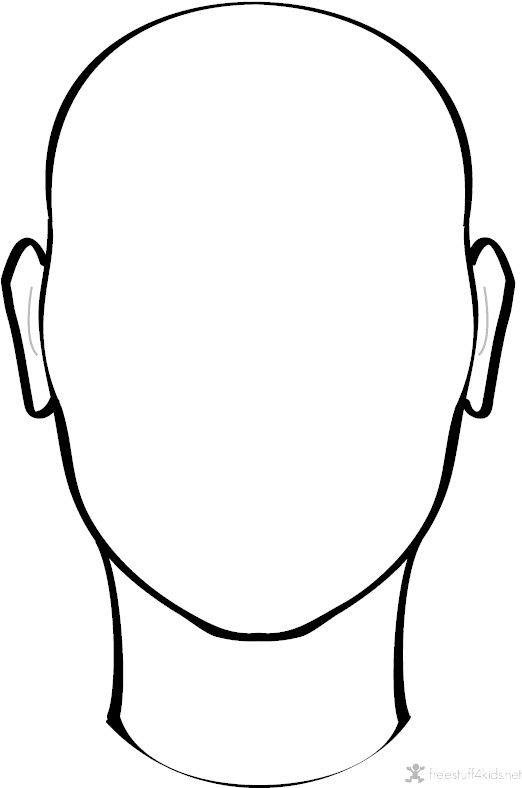 Blank Face Png Image - Blank Face (521x840), Png Download