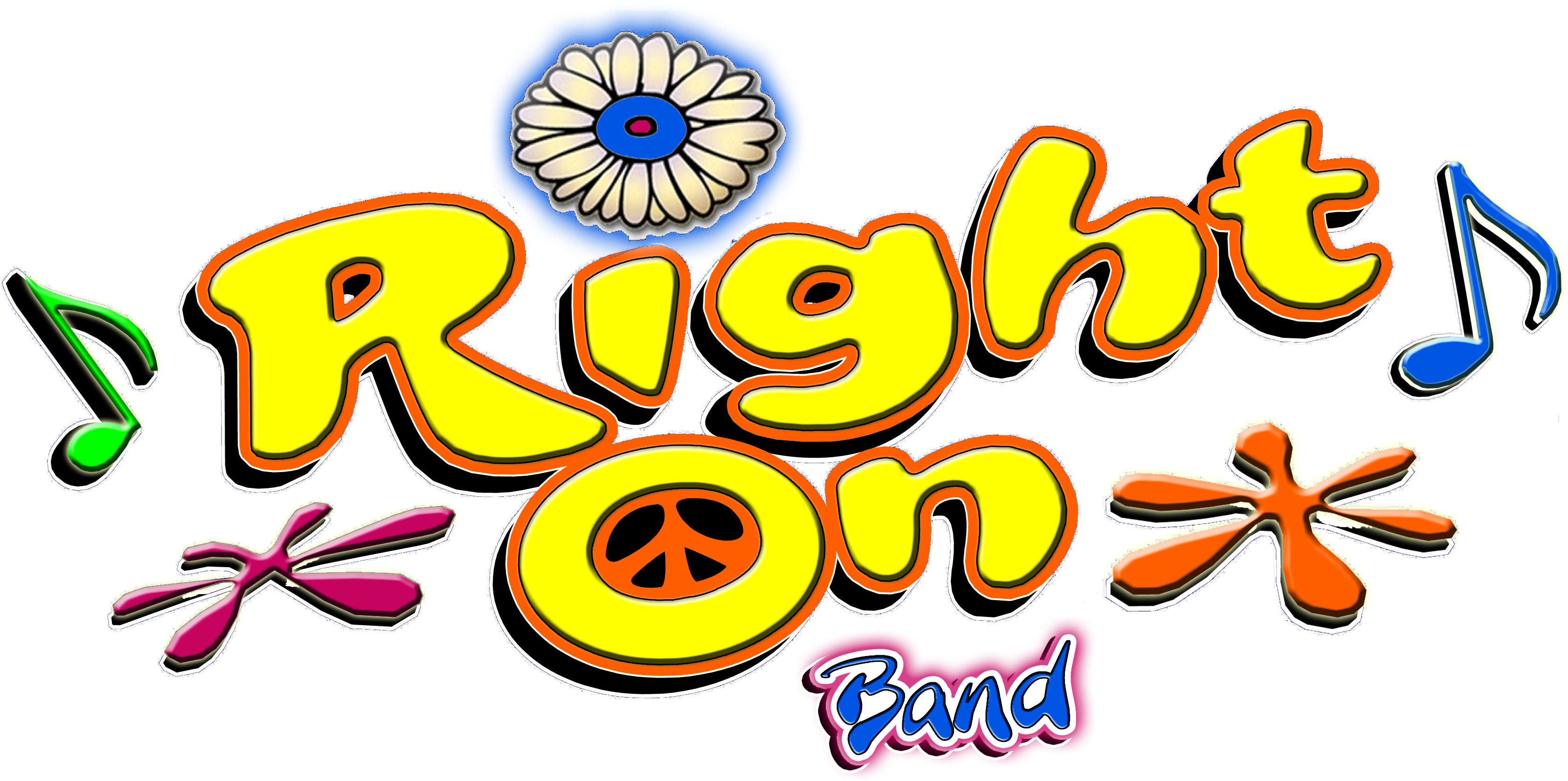 Right On Band Logo (3440x1705), Png Download