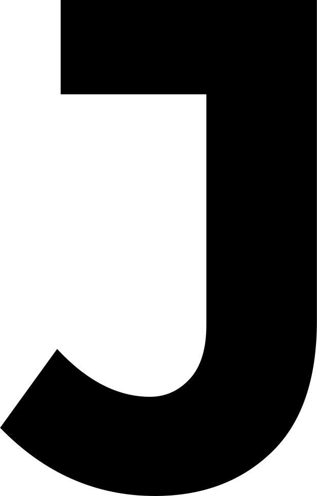 Svg Png Icon Free - Sans Serif Font J (626x980), Png Download