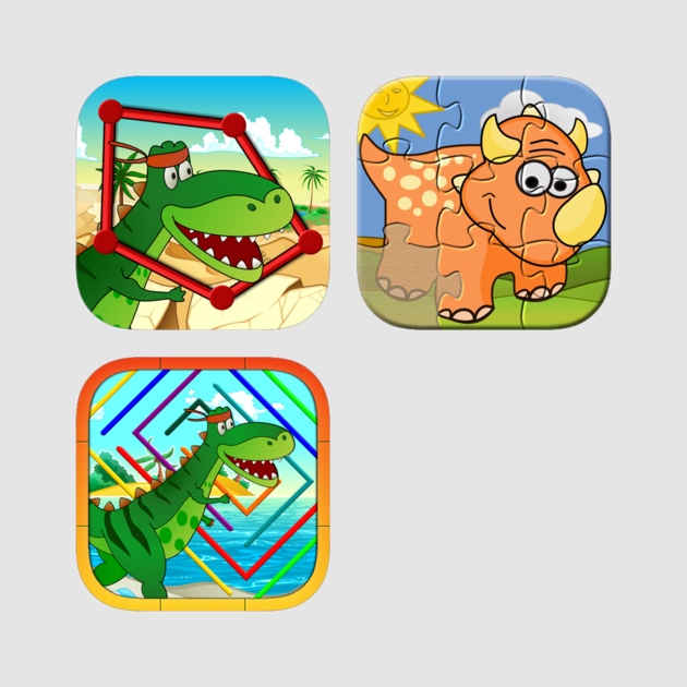 Dino Fun Pack (630x630), Png Download
