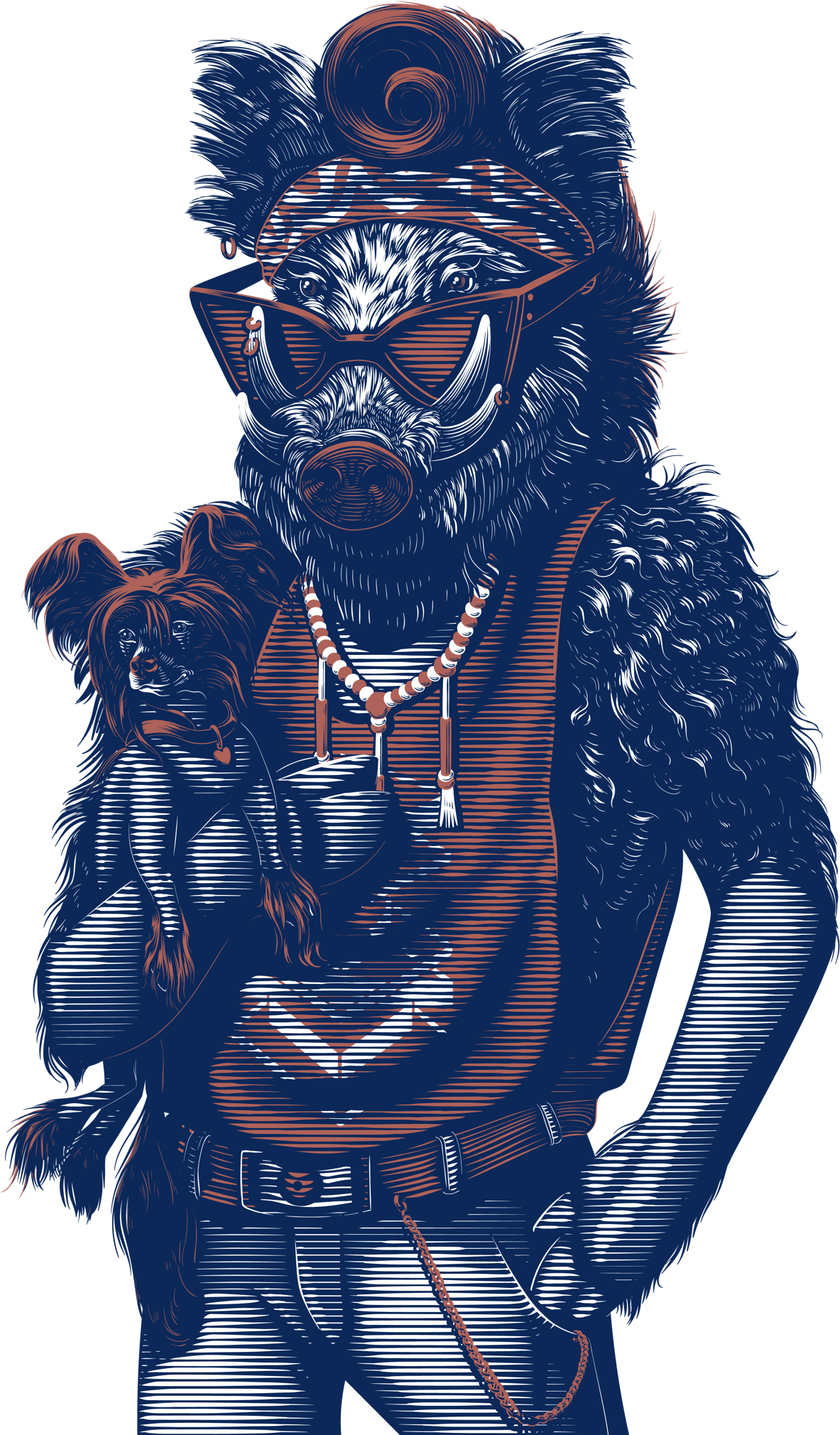 Zoomanity Goddess Of Love, Esquire, Adventurer, Animal - Illustration (1260x2040), Png Download