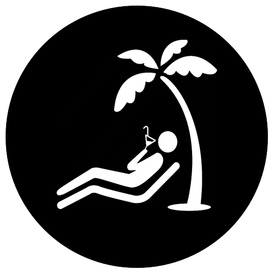 Canada Tourist Visa Guru Business Group - Black Circle (555x555), Png Download
