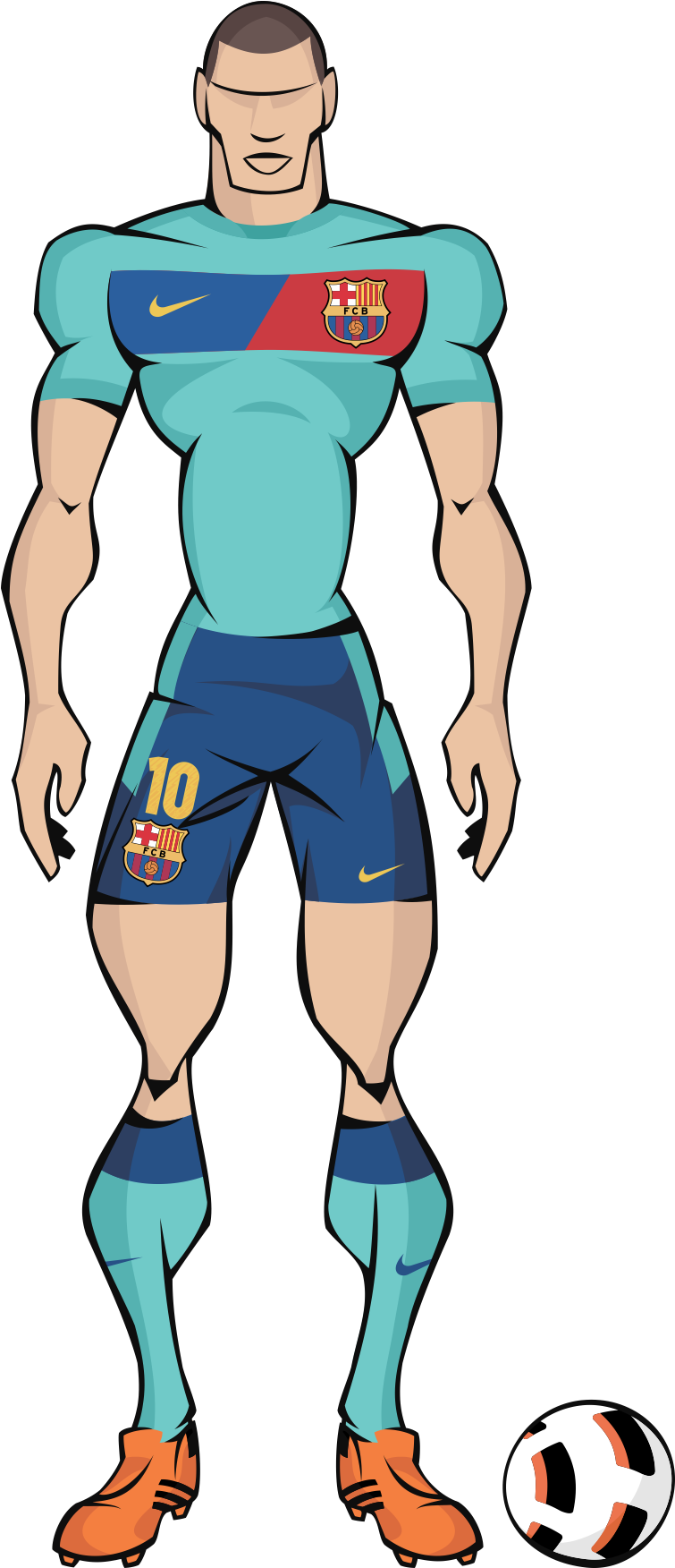2010away Kit - Home Kit 2010 Barcelona (920x1970), Png Download