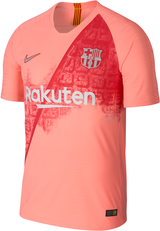 Attraverso I Blocchi Di Barcellona, Una Fascia Parte - Fc Barcelona Third Kit 2018 19 (1024x1024), Png Download