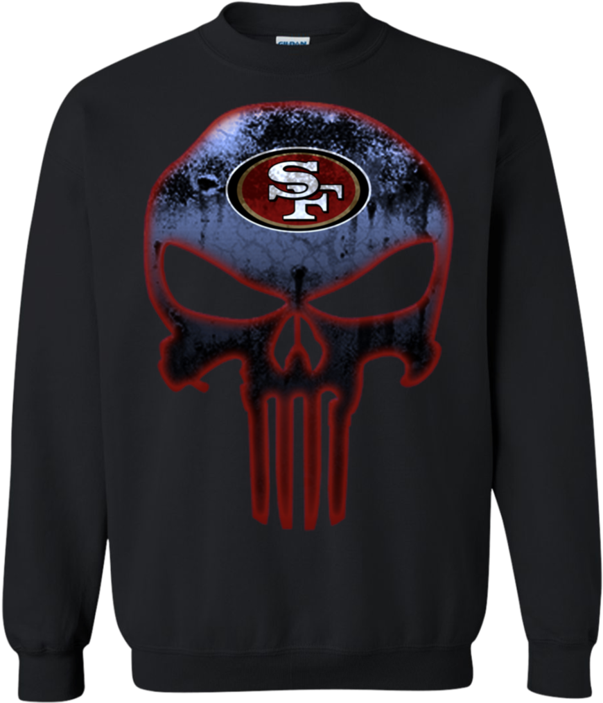 San Francisco 49ers Football The Punisher Skull Shirts - San Francisco 49ers (1024x1024), Png Download