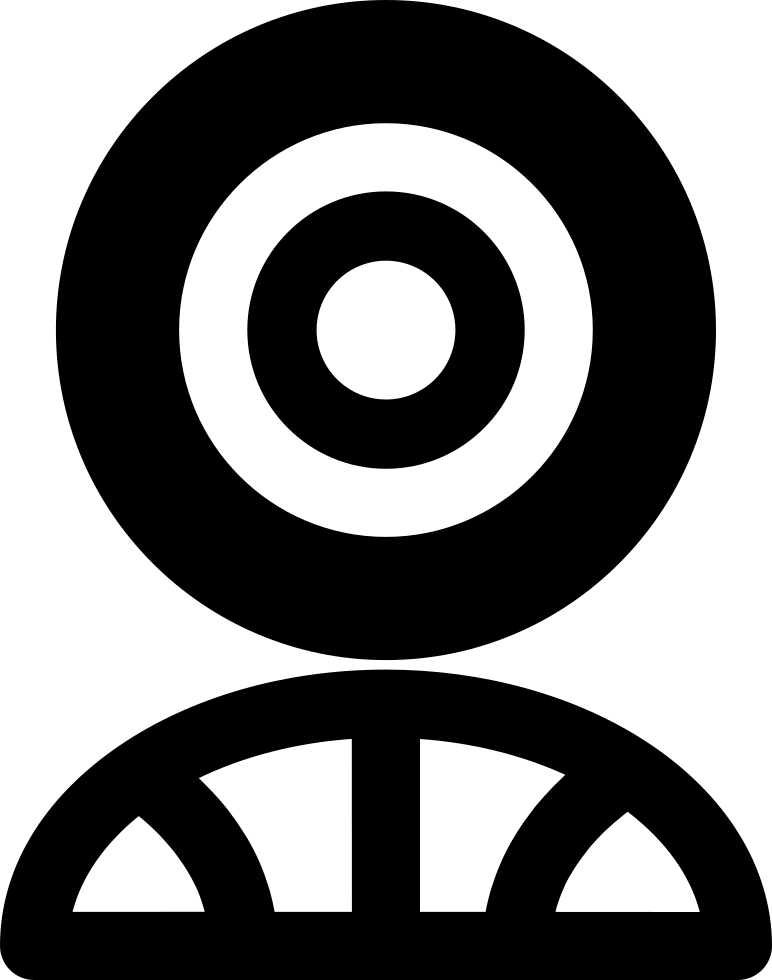 Circular Outline Shape With Croissant Shape Comments - Shape (772x980), Png Download