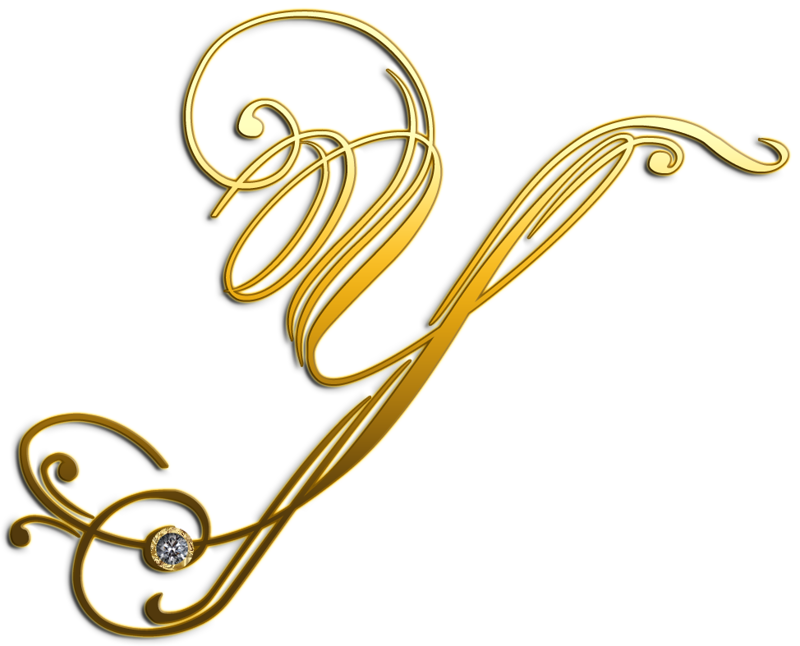 Gold Letters, Alphabet, Decorated Letters, Alpha Bet - Brass (800x646), Png Download