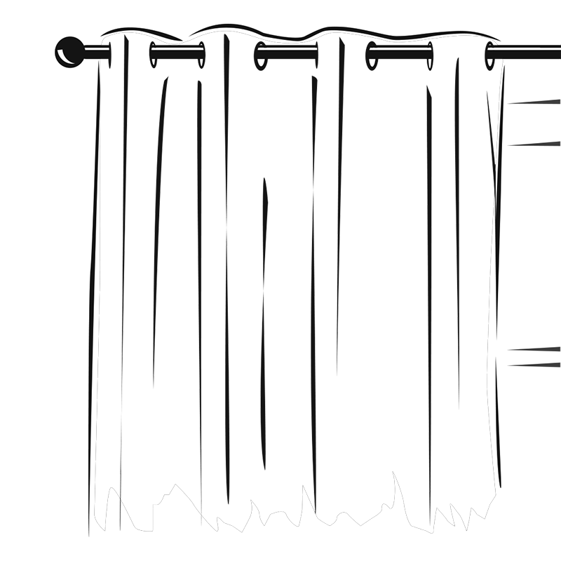 Svg Royalty Free Stock Curtain Pleat Information Britannia - Black-and-white (800x800), Png Download