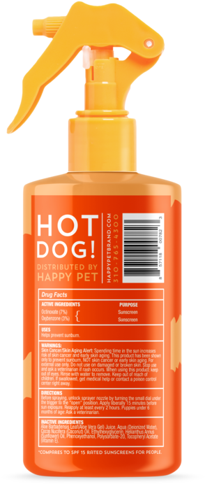 Hot Dog Sun Protection Spray - Sunscreen (1024x1024), Png Download
