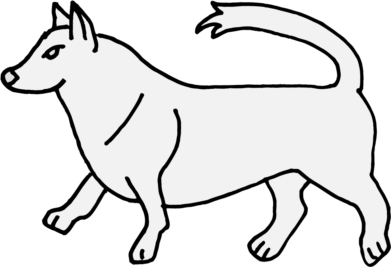 Details, Png, Svg - Dog Licks (1274x881), Png Download