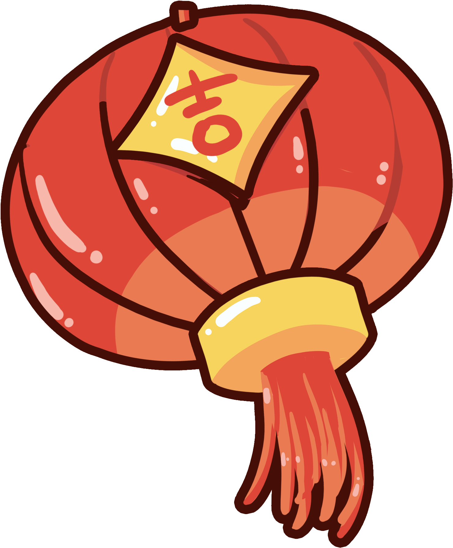 Red Festive Hand Drawn Chinese New Year Png And Psd - Chinese New Year (2000x2000), Png Download
