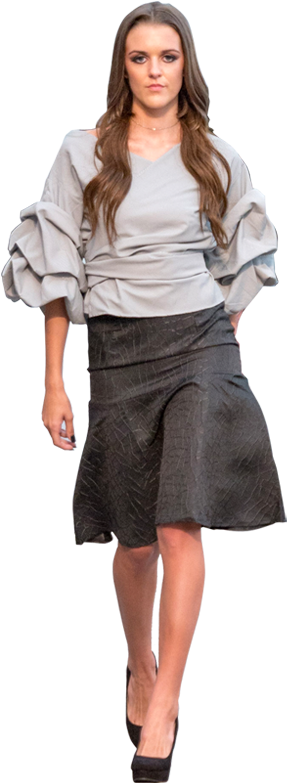 Tie Front Top - A-line (800x800), Png Download