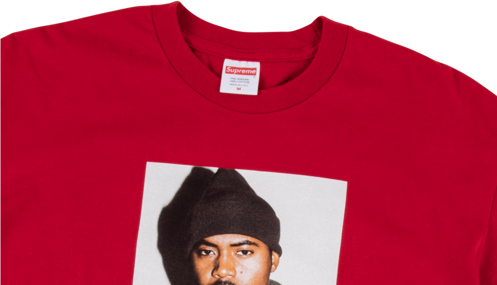 Supreme Nasty Nas Tee " - Sweater (1000x600), Png Download