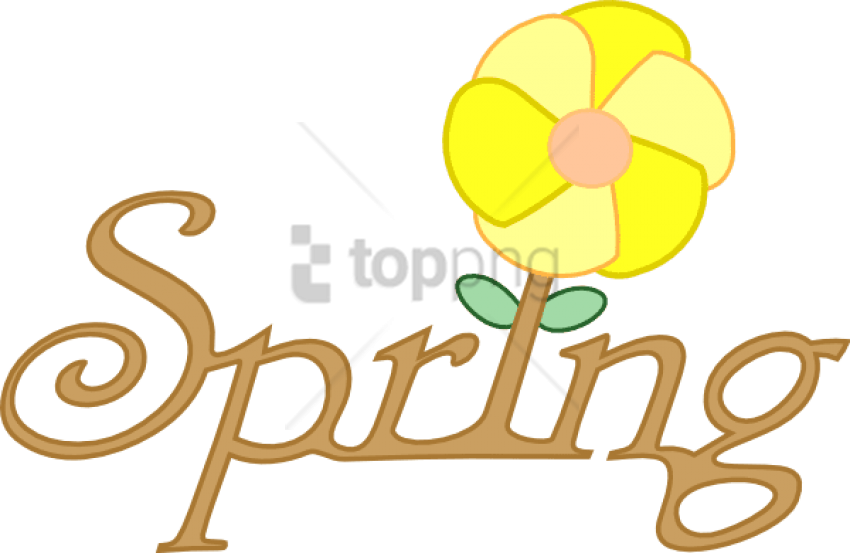 Free Png Spring Season Clipart Png Png Image With Transparent - Cartoon Pictures Of Spring Season (850x553), Png Download