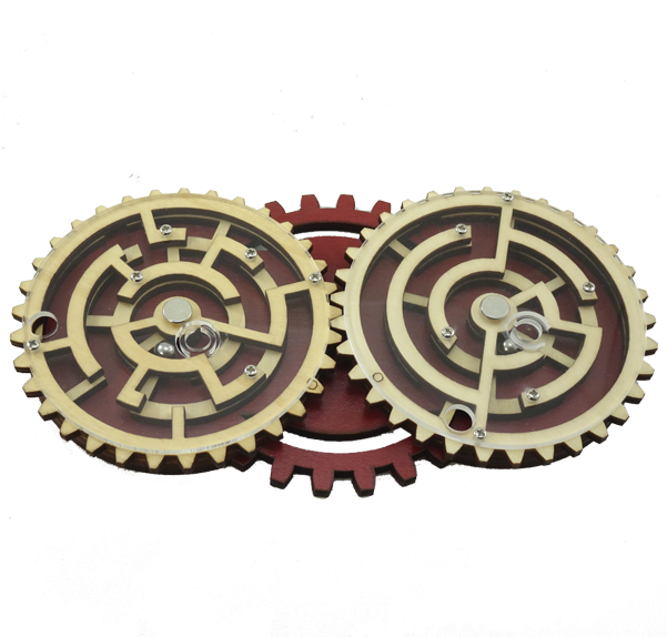 Double Trouble Zahnradlabyrinth Double Gear Maze Puzzle - Constantin Puzzle Double Trouble (600x600), Png Download