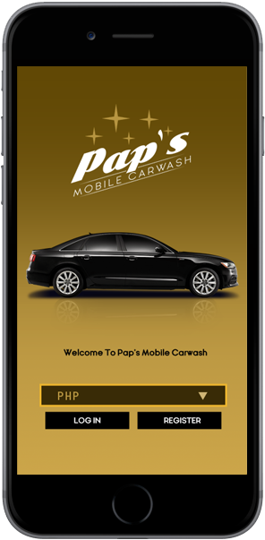 Paps Mobile Carwash Is A New Innovative Way Of Cleaning - Smartphone (460x678), Png Download