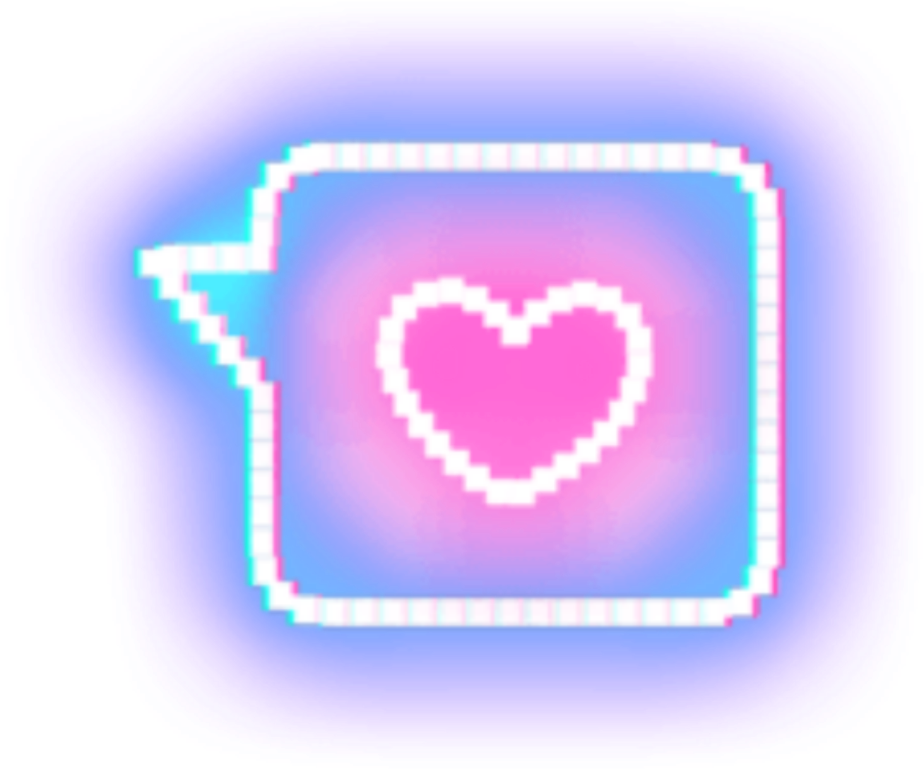 Love Stickers, Picsart, Love Heart, Balloons, Neon, - Emblem (2289x2289), Png Download