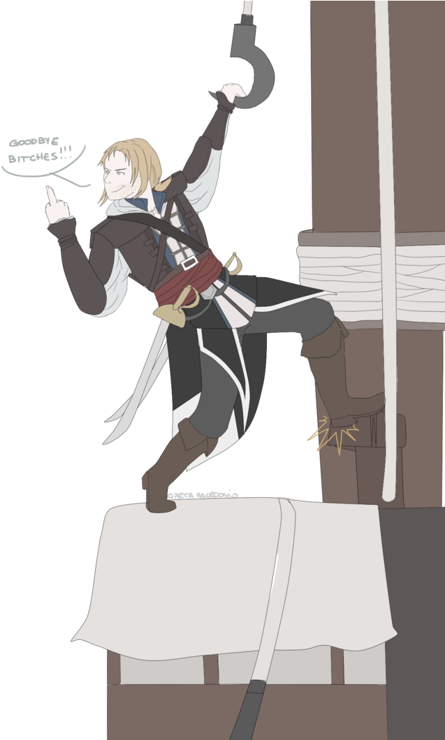 Captain Pissoff By Gretamacedonio Cry Of Fear, Edwards - Cartoon (755x1057), Png Download