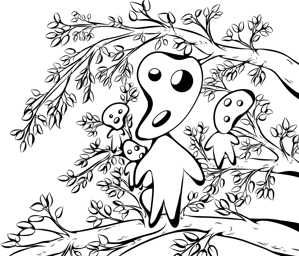 Lineart - Cartoon (1200x900), Png Download