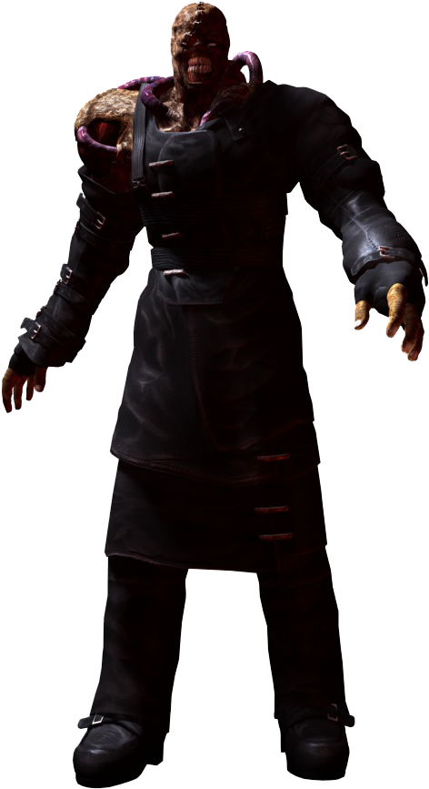 Nemesis- Derrotado Por Jill Valentine - Resident Evil Tyrant Nemesis (540x900), Png Download