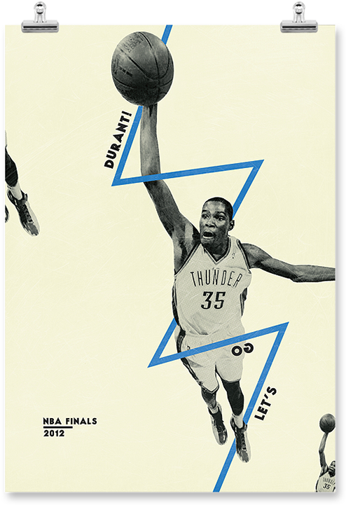 Kevin Durant X Oklahoma Thunder - Goalkeeper (600x849), Png Download