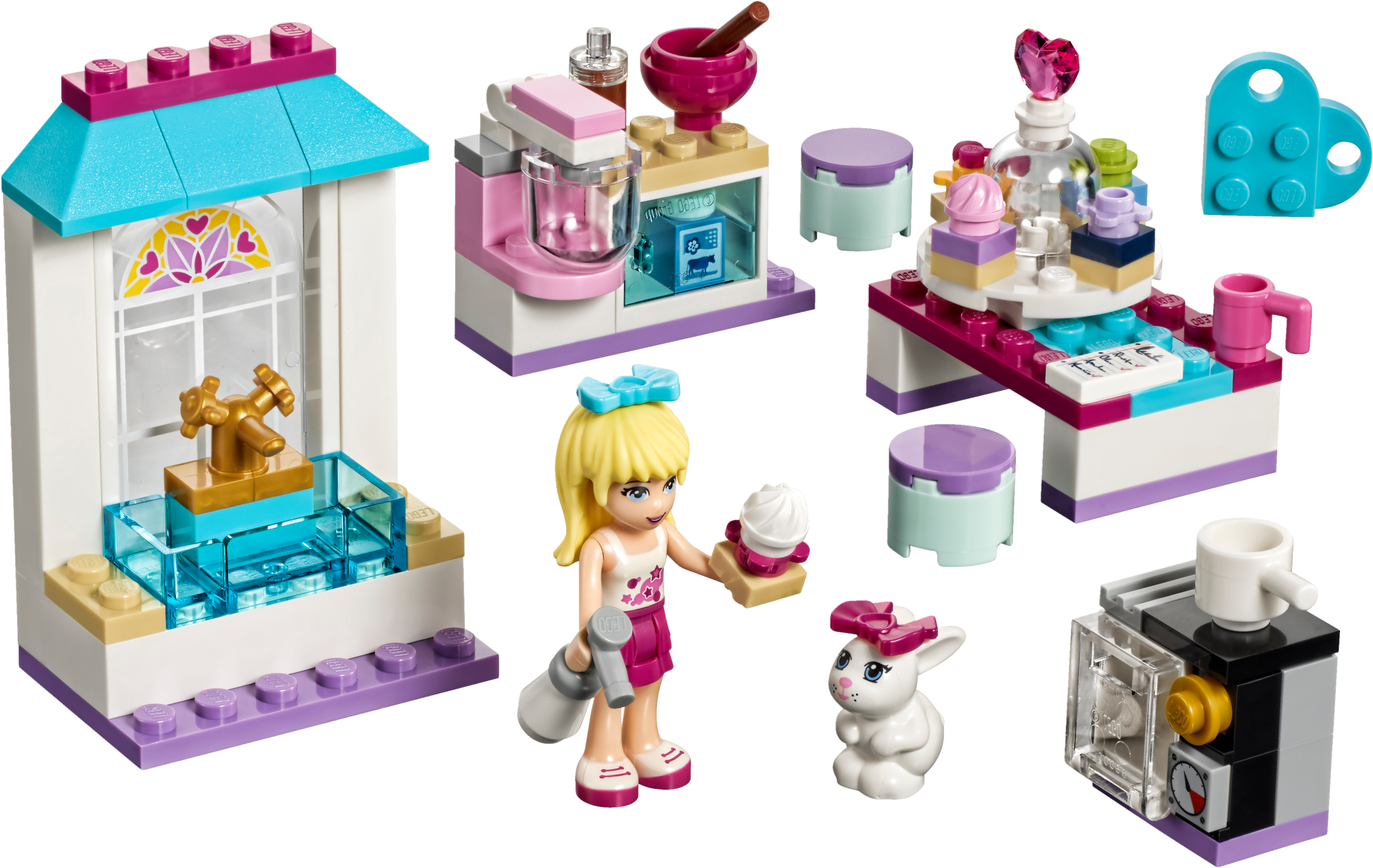 Stephanie's Friendship Cakes - Lego Friends Stephanie's Friendship Cakes (2400x1799), Png Download