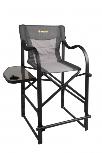 oztrail directors chair with side table