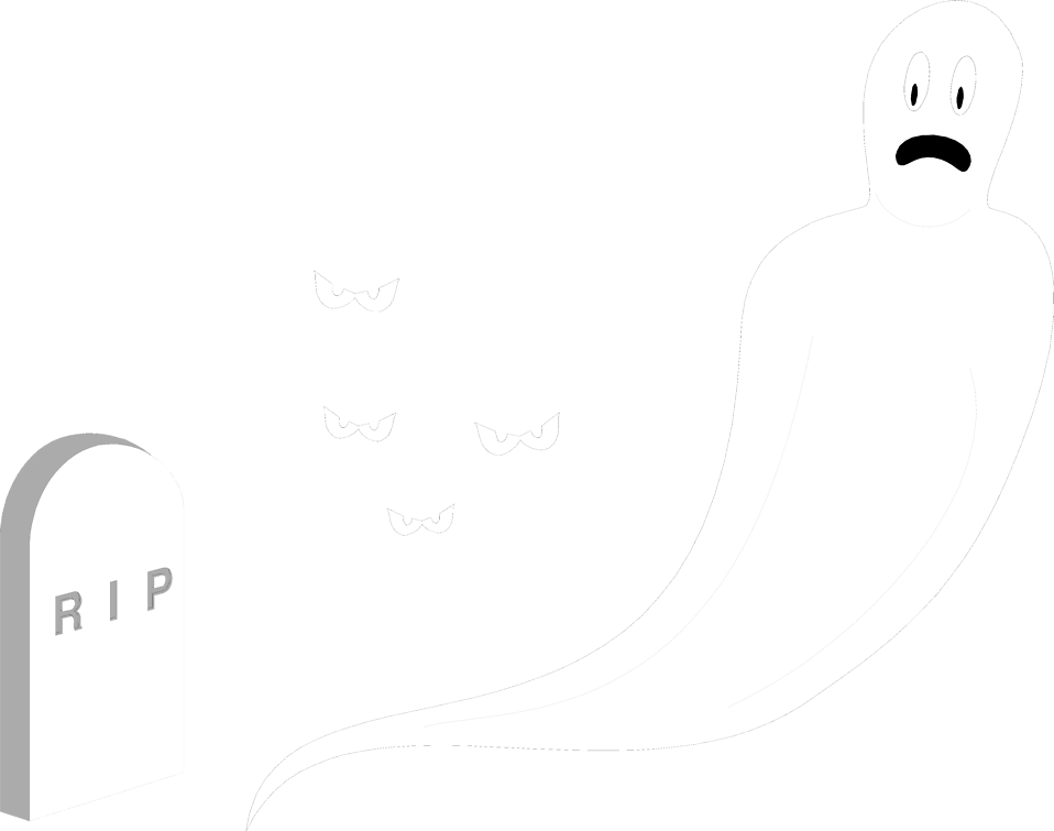 Illustration Of A Ghost By A - Illustration (958x755), Png Download