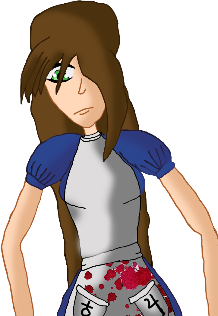 Avril Alice Madness Returns - Cartoon (848x1125), Png Download