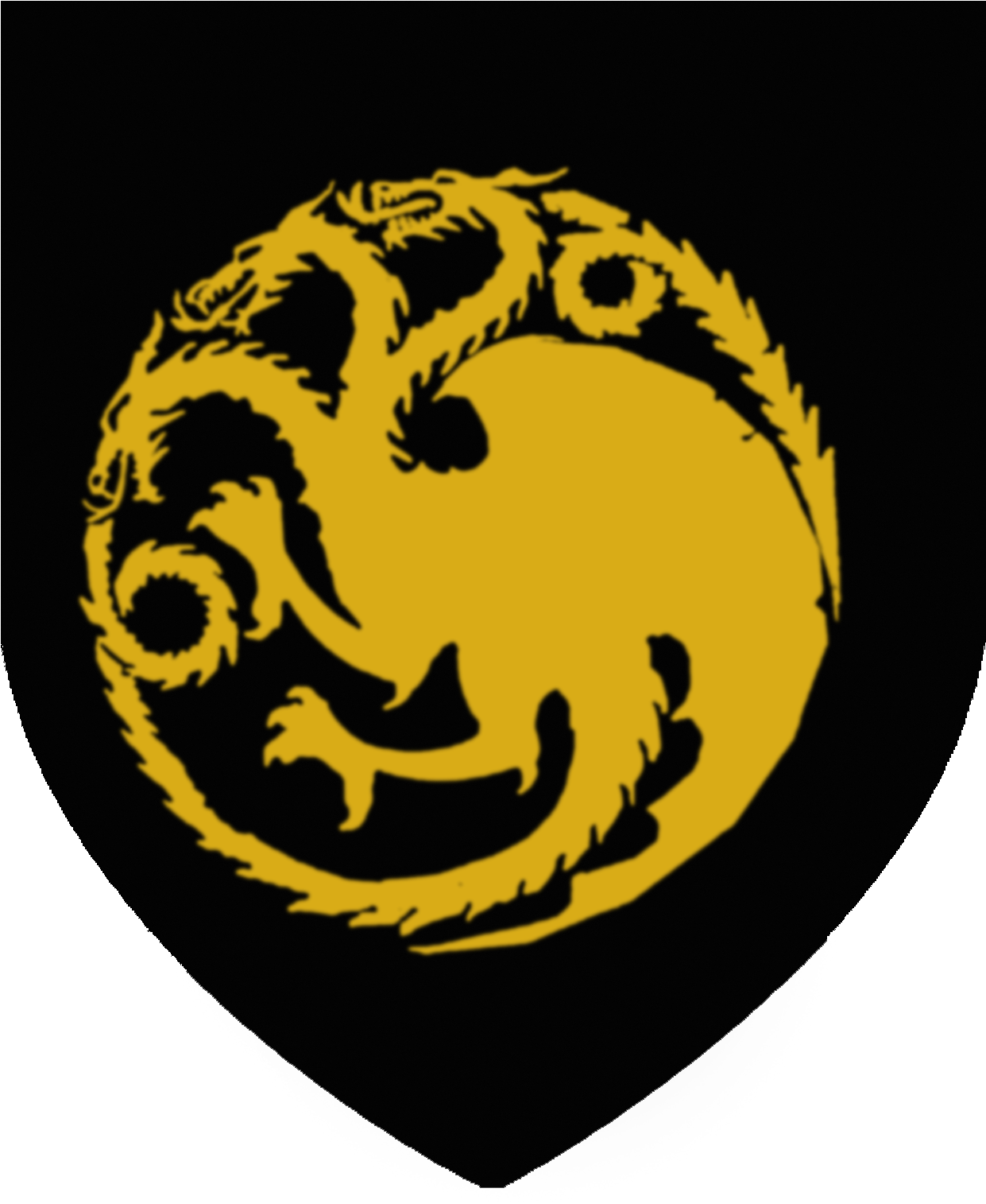The Greens [ Img] - Logo Game Of Thrones House Targaryen (1240x1748), Png Download