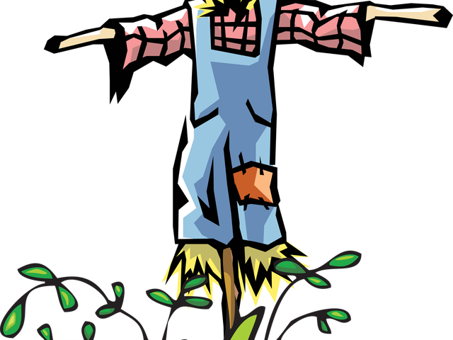 Scarecrow Cliparts - Clip Art Transparent Scarecrow (640x480), Png Download