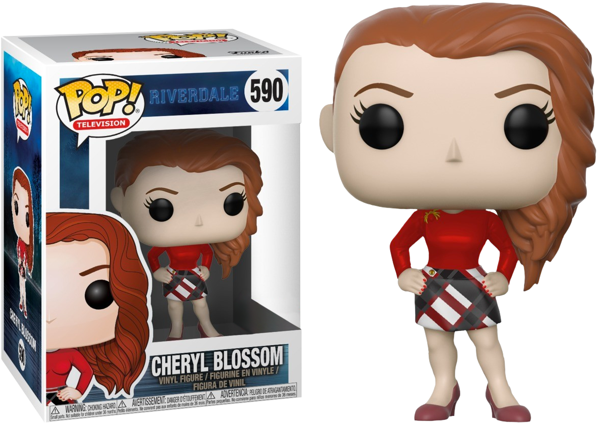 Funko Pop Vinyl - Funko Pop Riverdale Cheryl Blossom (1178x836), Png Download