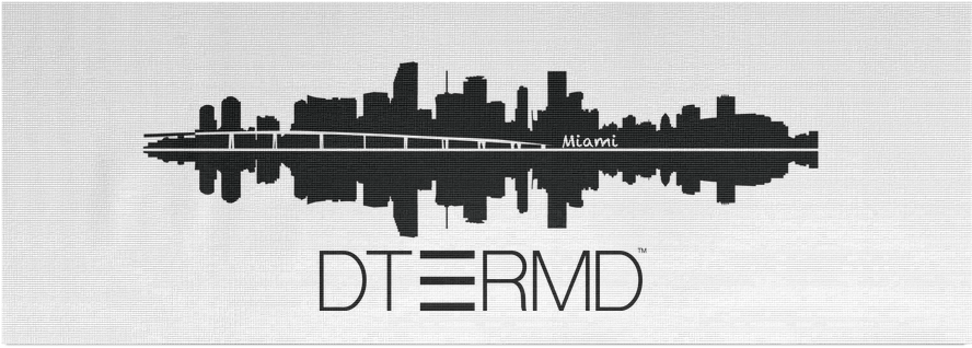 Yoga Mat Miami City - Downtown Miami (1024x1024), Png Download