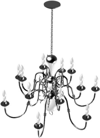 Png D Max Block Graphic Transparent Stock - Chandelier (645x645), Png Download