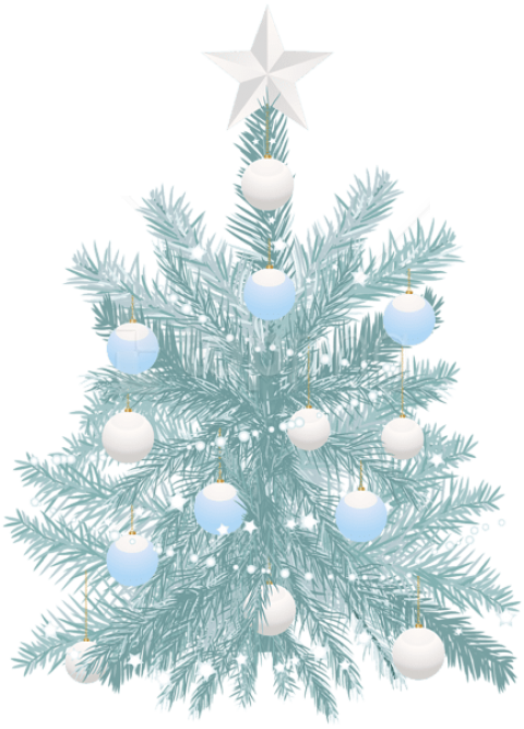 Free Png Christmas Tree Blue Transparent Png - Christmas Tree Blue Png (480x667), Png Download