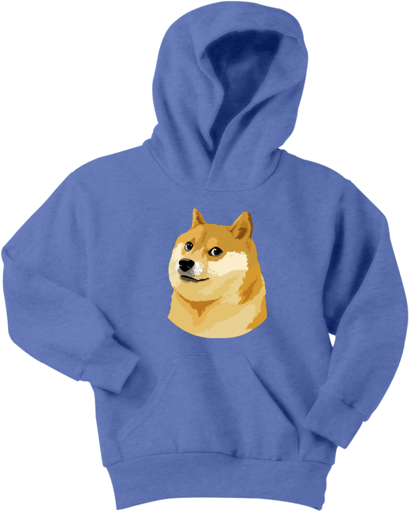 Doge Youth Hoodie - Sweatshirt (1024x1024), Png Download