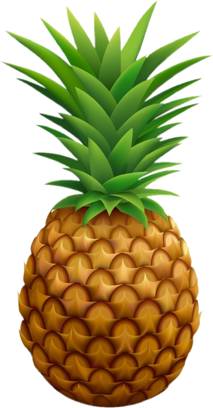 Pine Apple Png Vector (710x1359), Png Download