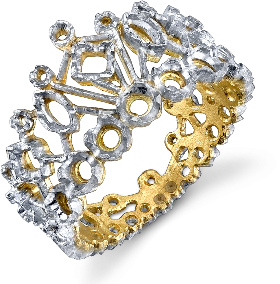 Tiara Ring - Engagement Ring (1024x1024), Png Download