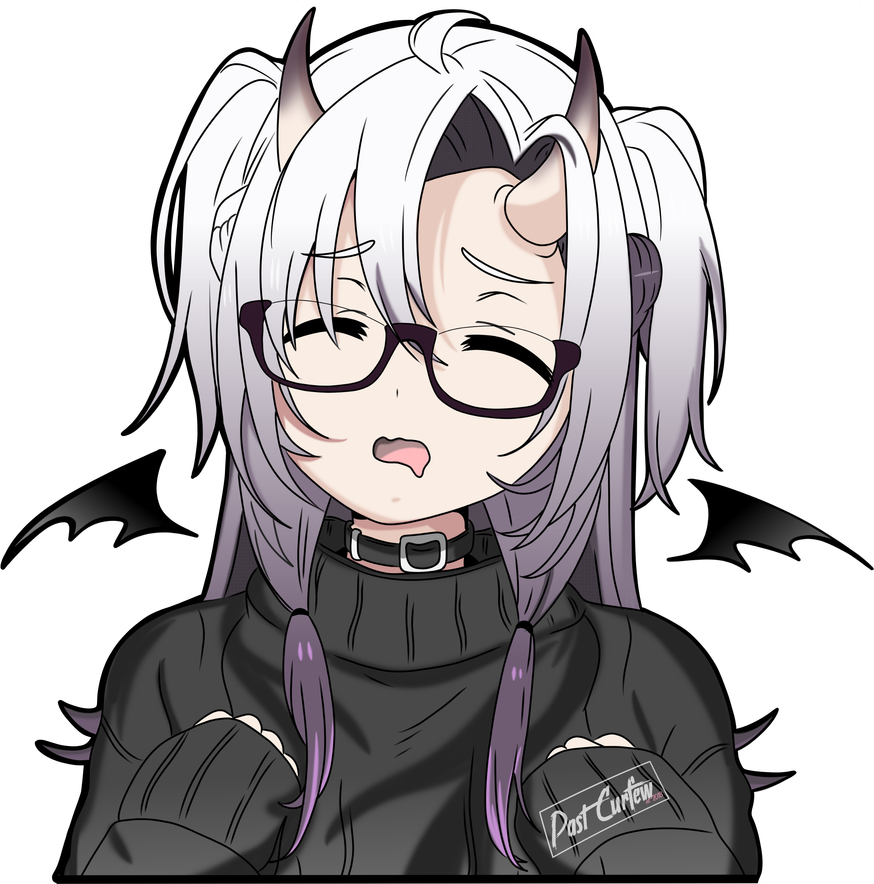Always Try Your Best Decal - Anime (3500x3500), Png Download