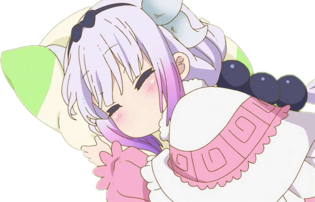 #kanna #kamui #kannakamui #chibi #moe #loli #dragon - Cartoon (1024x658), Png Download