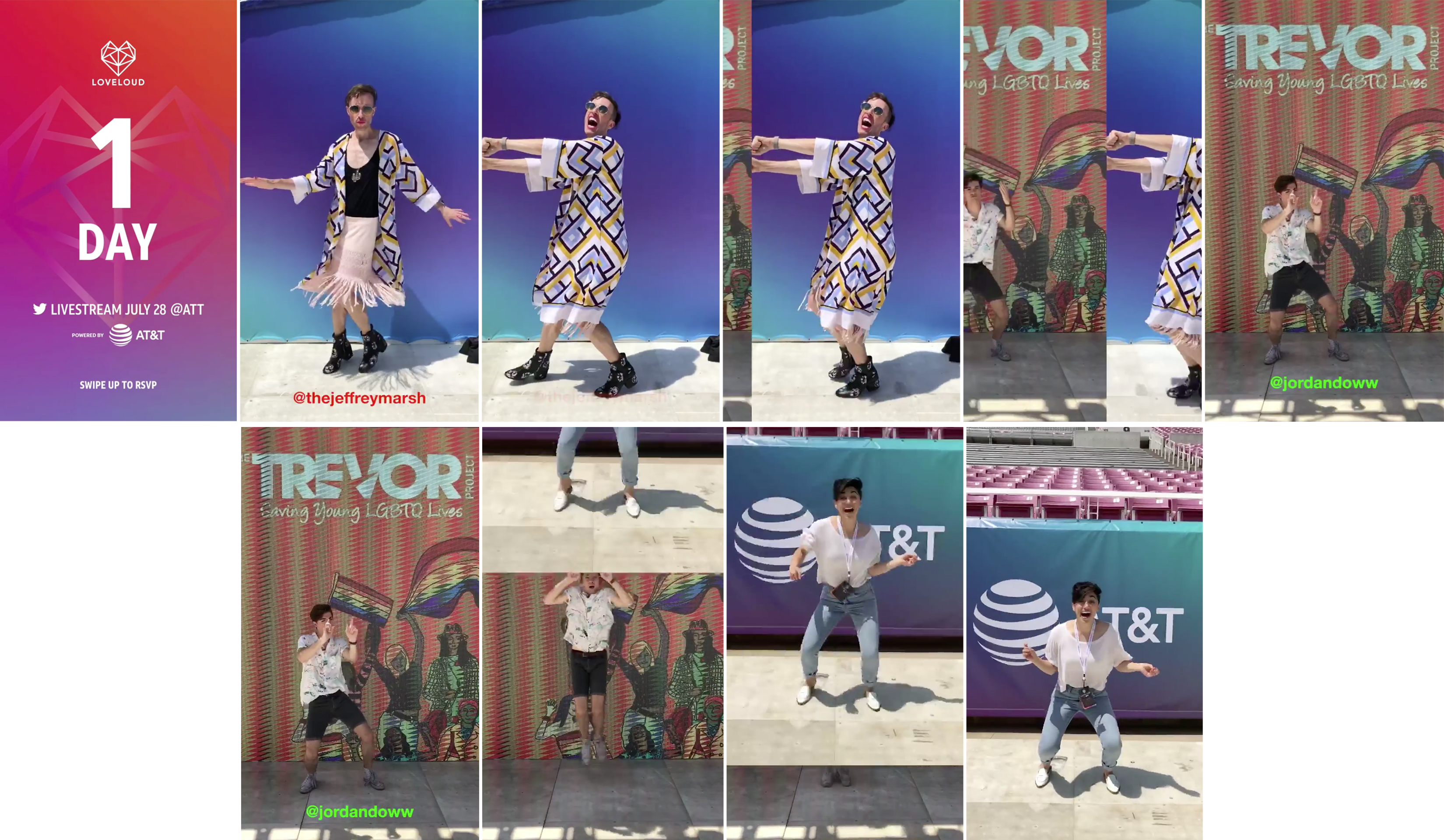 21) At&t Love Loud Festival Transitions - Trapeze (3300x1920), Png Download