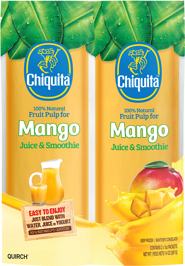 Mango Pulp - Chiquita Banana (1000x1000), Png Download