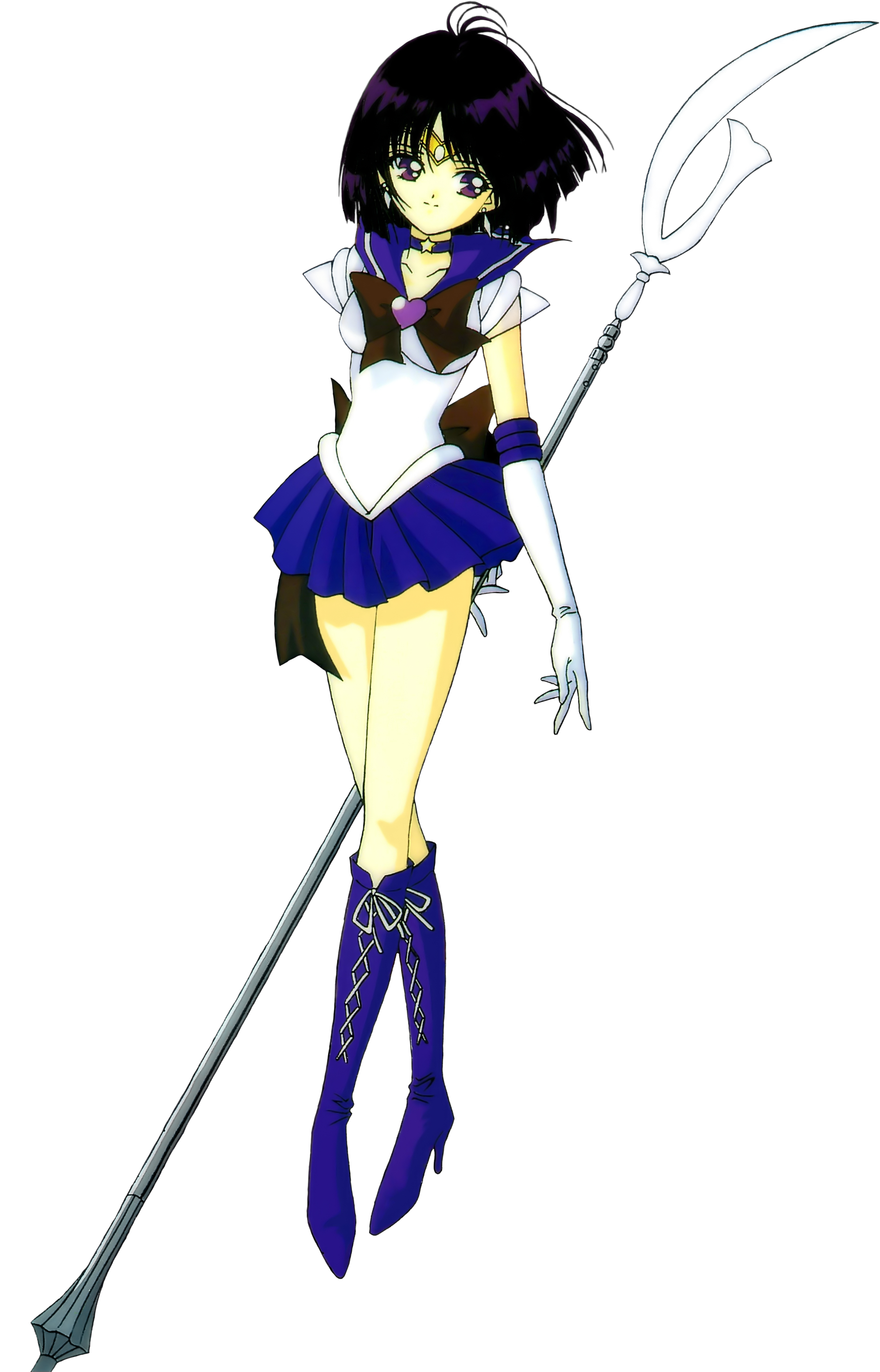 Sailor Saturn - Transparent Sailor Moon Characters (1891x2949), Png Download