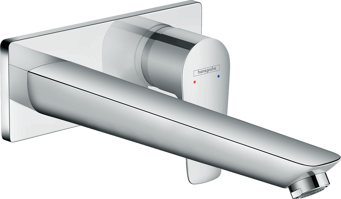 Single Lever Basin Mixer For Concealed Installation - Hansgrohe Talis E (1109x646), Png Download
