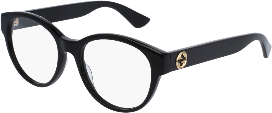 Gucci Gg0039o-001 Optical Frame - Occhiali Da Vista Gucci Donna 2017 (1000x560), Png Download