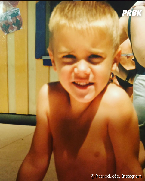 Justin Bieber Criança (696x599), Png Download