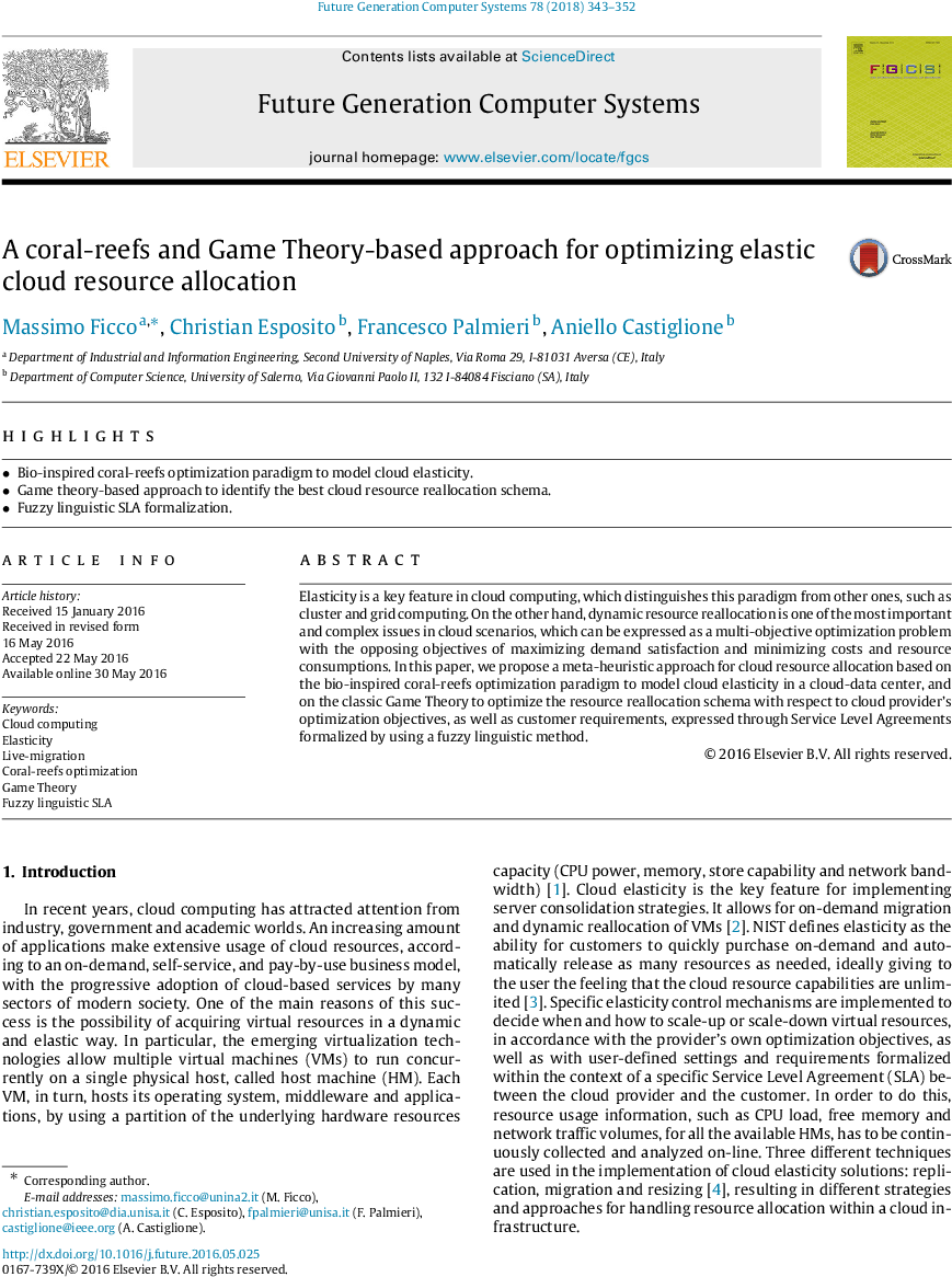 A Coral Reefs And Game Theory Based Approach For Optimizing - Research Article (992x1323), Png Download