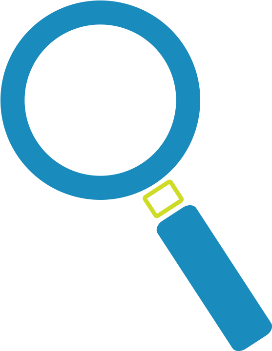 Magnifying-glass Search Engine Advertising - Circle (1011x885), Png Download