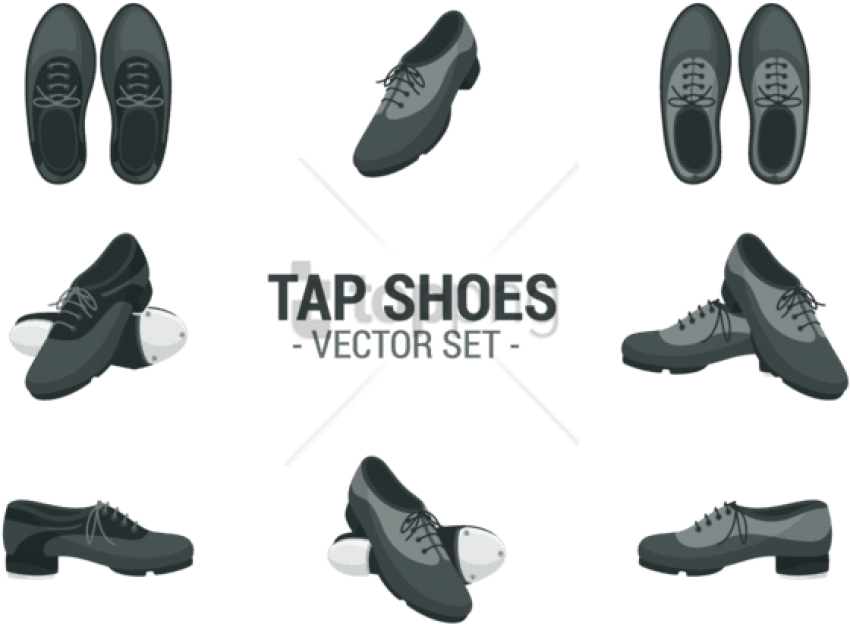 Free Png Tap Shoes Icons Vector - Tap Dancing Icon Png (850x624), Png Download